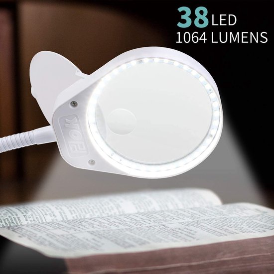 10X loupe led lampe loupe loupe bureau table lampe de lecture avec