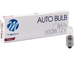 M-Tech - H10W 12V 10W - Basic - Helder - 10 stuks