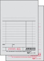 Sigel kassablok - Expres - 150x110mm - 2x50 vel - wit - met carbon - SI-40920