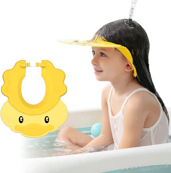 EINESIN Bonnet de Douche Enfant Réglable Shampooing Protection Bain Doux  Imperméable