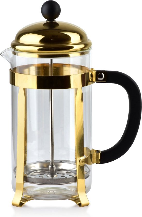 ANA French Press, koffie, thee en kruideninfuser goudkleurig 1000 ml