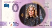 0 Euro biljet 2021 - Koningin Máxima 50 jaar KLEUR