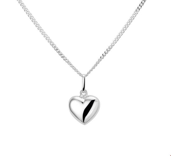 Huiscollectie Collier Argent Pendentif Coeur 1,4 mm 36 + 4 cm