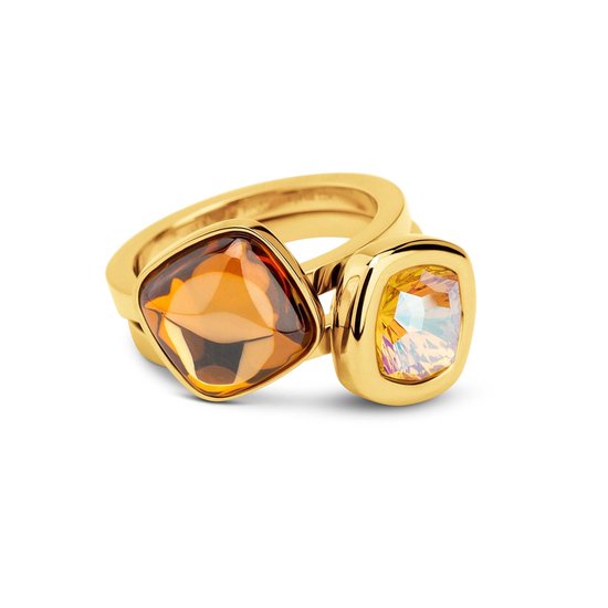 Melano Vivid Bake Love Ringen Set - Goudkleurig - Dames - Maat 48