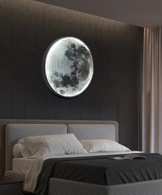 LED Plafondlamp Moderne, Houten Woonkamer Plafondlamp, 3000K-6000K, Dimbaar Met Afstandsbediening, Zwart Slaapkamer Lamp voor keukens, gangen, balkons, voordeuren, kinderkamers, 28W/42cm,Ronde