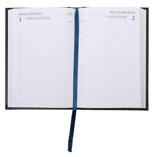 Ryam Bureau Agenda 2025 Memoplan 1 BORDEAUX Zachte Kaft (10cm x 15cm