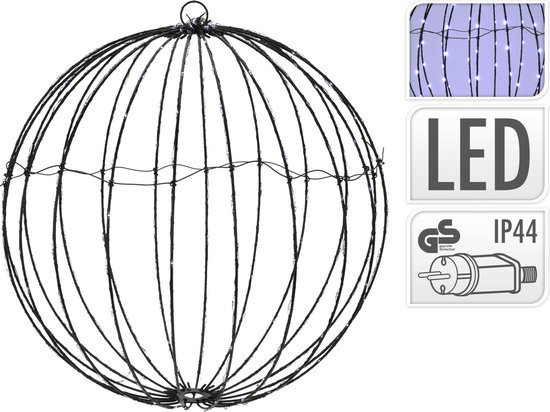 Boule lumineuse LED clignotante chaude, Ø 60 cm | DecoWoerner