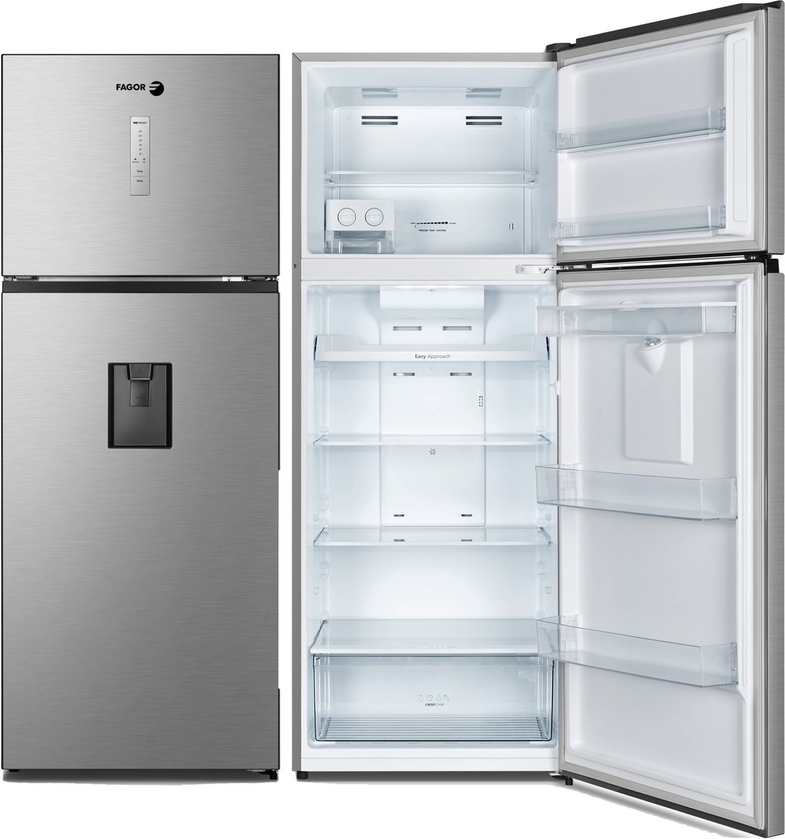 FAGOR FDP467WDEEX - Réfrigérateur-congélateur avec distributeur d'eau -  NoFrost | bol.com