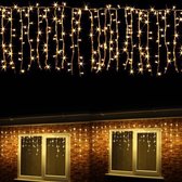 Kerstverlichting Gordijn 4 x 0,8 Meter - Warm Wit - LED - Voor Buiten