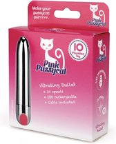 Stimulateur de clitoris vibrant Pink Pussycat Bullet rose