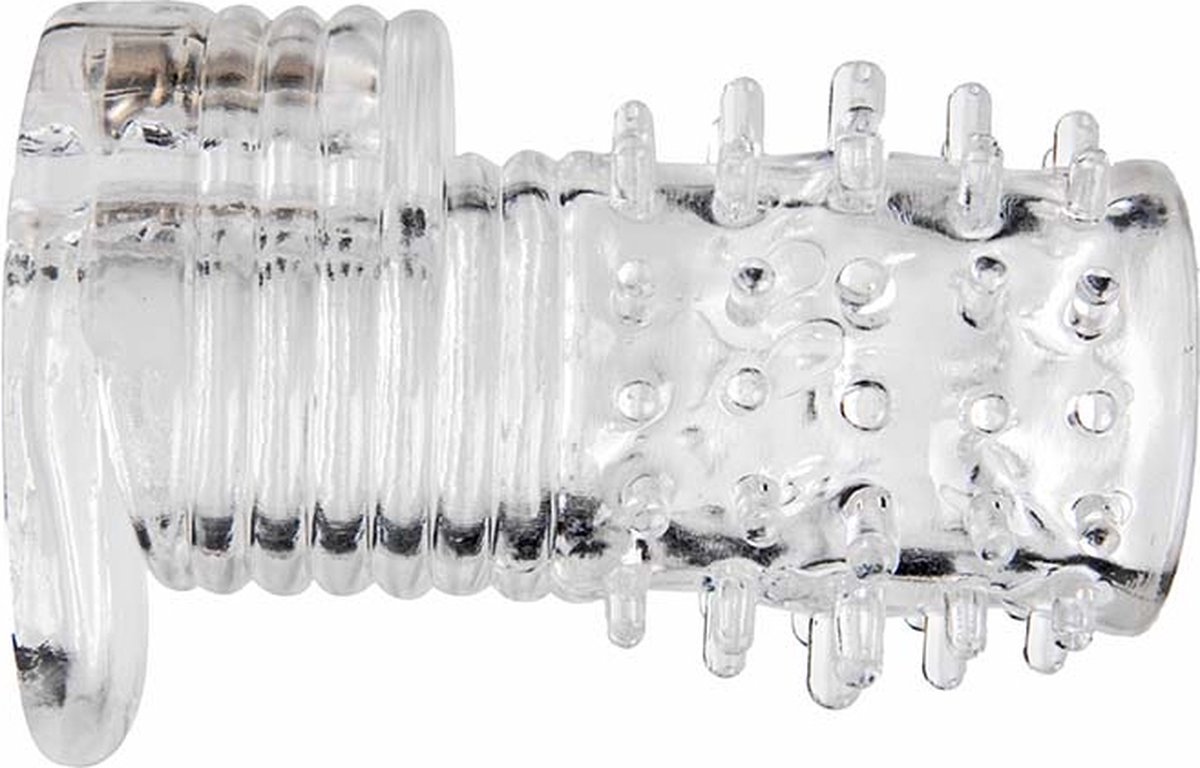 Size Matters Transparante penis sleeve met textuur