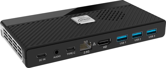 Morefine M6 Mini PC met Windows 11 Pro, Mini pc desktops, mini pc's met Intel N5105 (tot 2.90 GHz), 16GB RAM, 500GB SSD, met 4K op 60 Hz Support