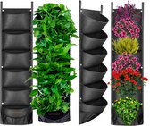 Luminairo - Verticale Tuin - 7 Vakken - Kweekzak - Kweekbak van Vilt - Moestuin – Plantenbak – Plantenzakken - Kweekzakken