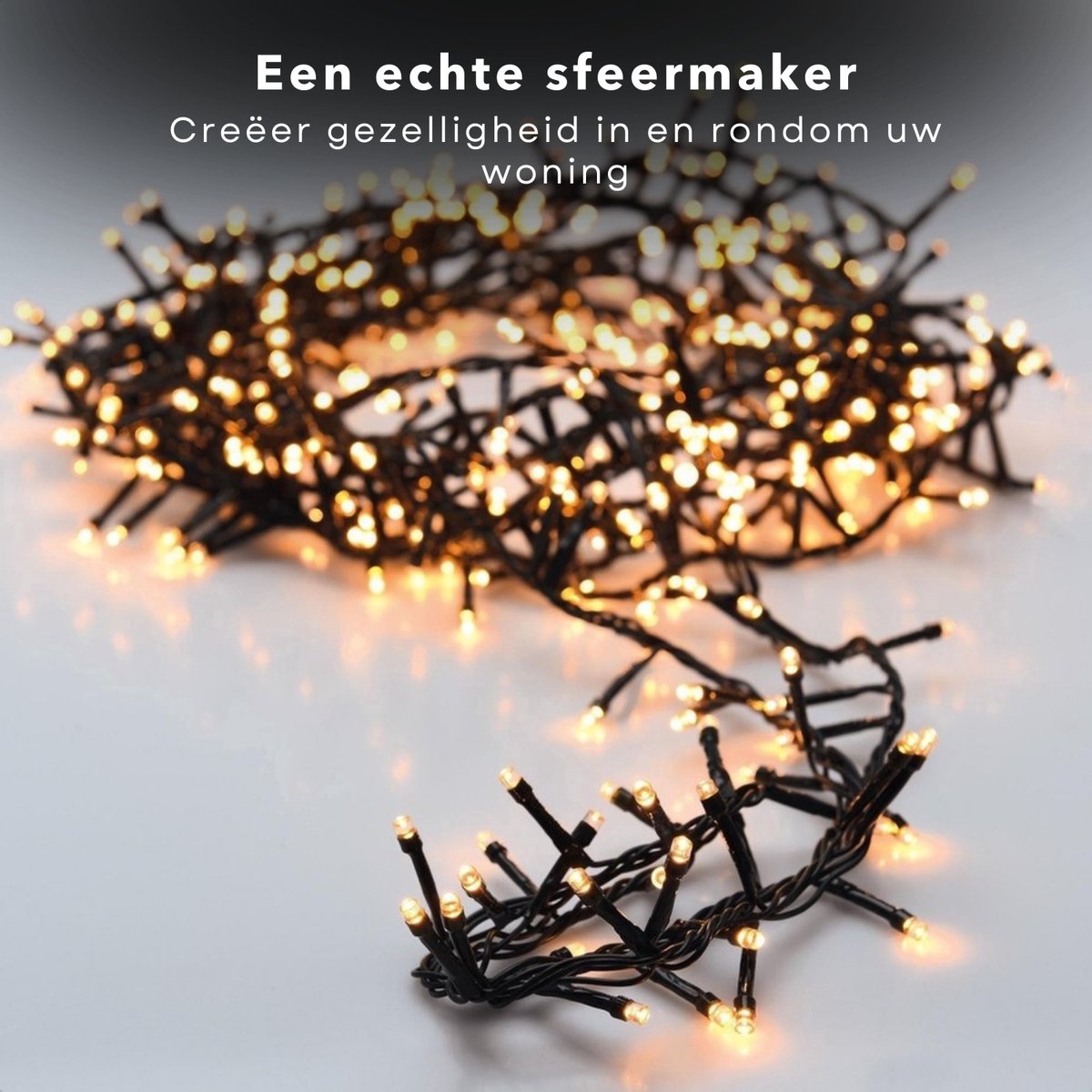 Cheqo® Kerstboomverlichting Lichtsnoer Kerstlampjes Led