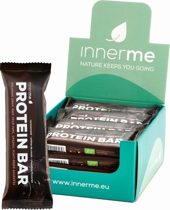 Innerme® Protein Bar ‘Chocolate’ - Bio & Vegan Proteine reep