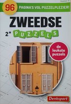 Denksport 2* Zweedse Puzzels - 96 pagina's Zweeds puzzelboek Nederlands - geel raam