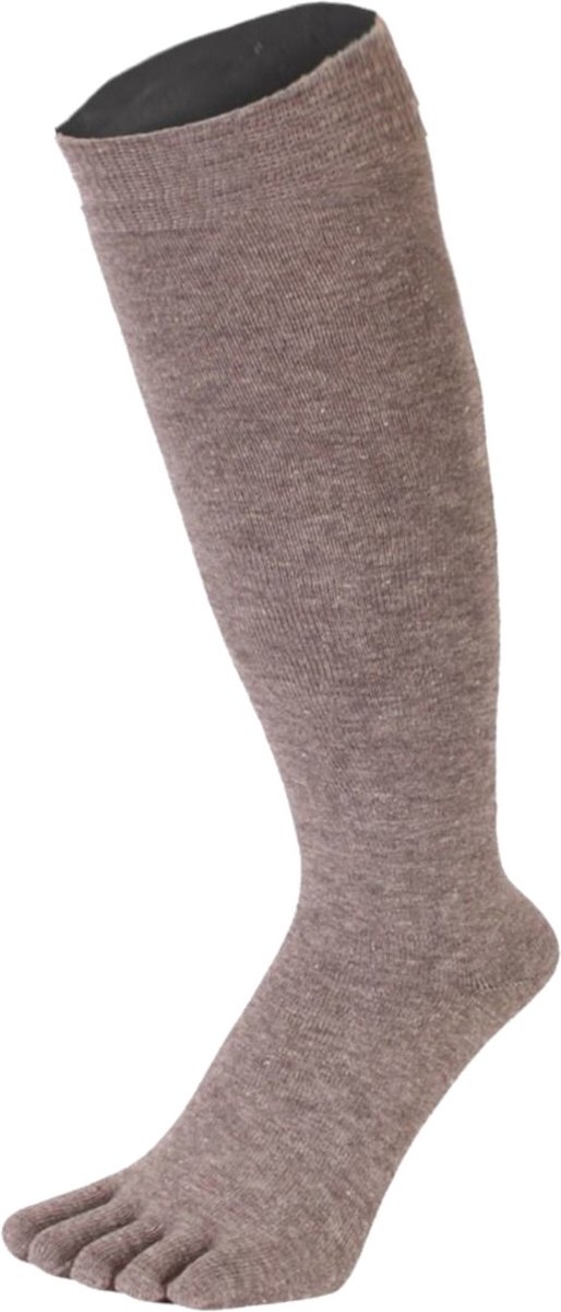 TOETOE Everyday Knee-High teensokken - Grijs - 35-46 - Teensokken