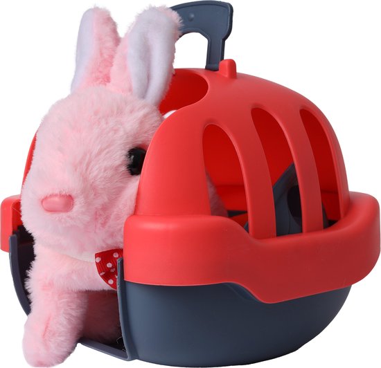 Jouets de lapin interactif électronique comprenant un panier, une carotte  et un bol de