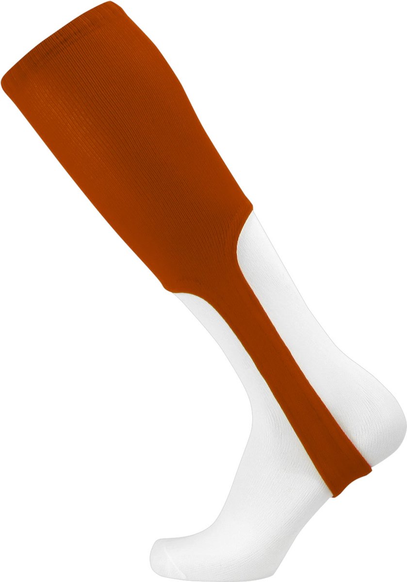 TCK - Stirrup Socks - Slobkousen - Honkbal - Volwassenen - Nylon - Donker Oranje - Large