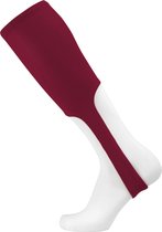 TCK - Stirrup Socks - Slobkousen - Honkbal - Volwassenen - Nylon - Donker Rood - Large