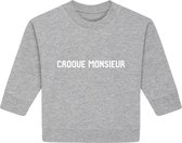 Sweater Croque Monsieur Heather Grey 24-36 mnd