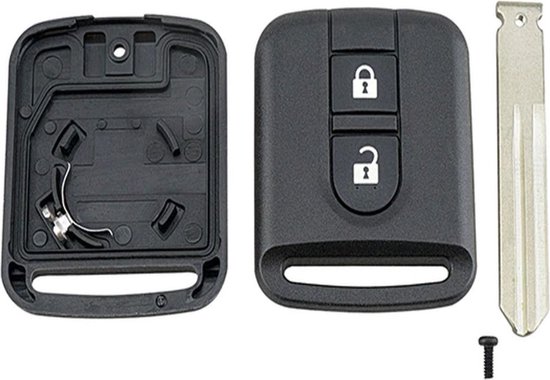 Autosleutel 2 knoppen met Batterij geschikt voor Nissan autosleutel /  Nissan Micra /... | bol.com