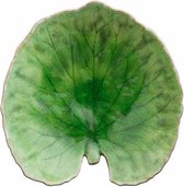 Costa Nova Riviera - servies - schaaltje blad - groen - aardewerk -  set van 8 - rond 17,6 cm
