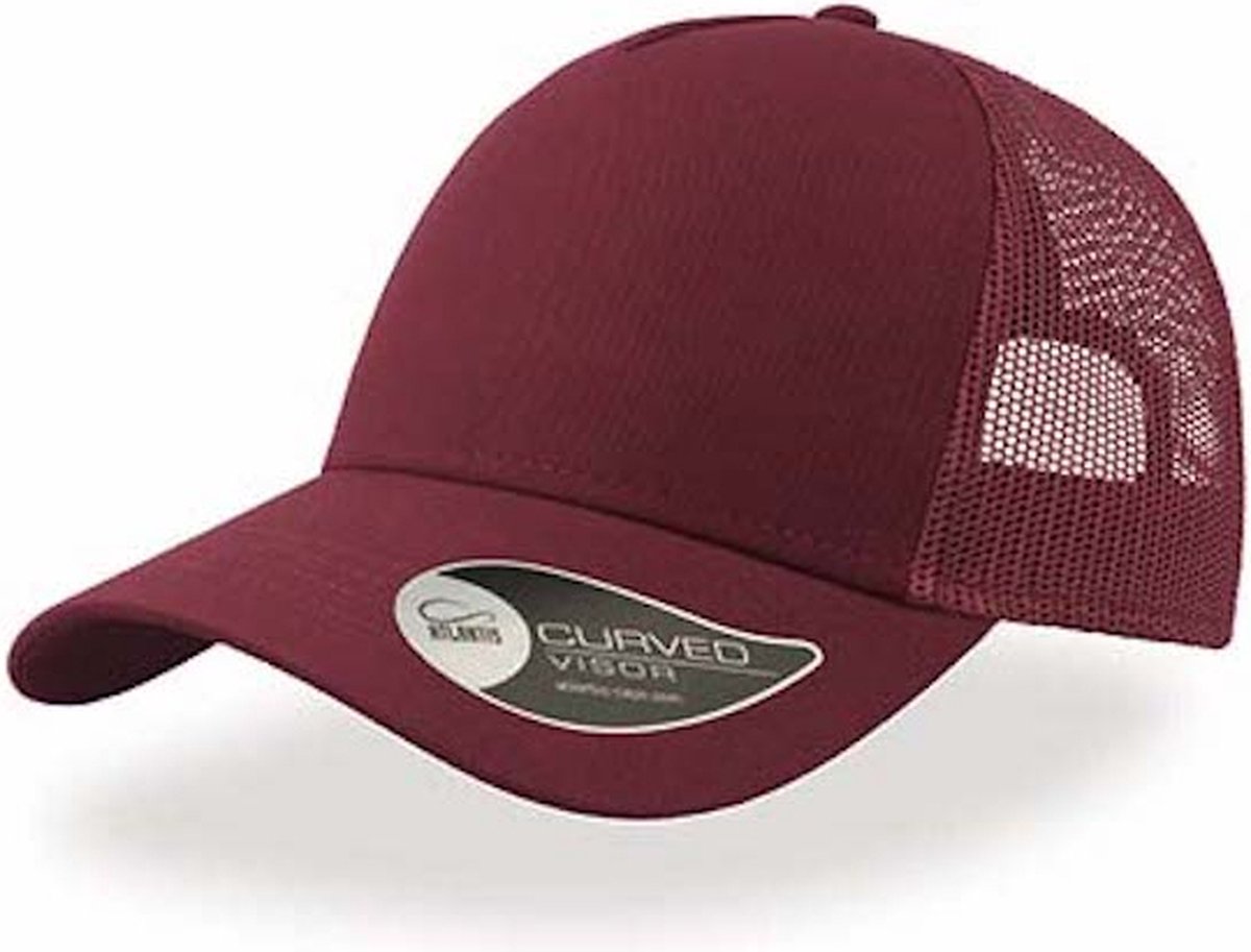 Atlantis 'Rapper Cotton Cap' Burgundy/Rood