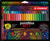 Viltstift STABILO pointmax Arty etui à 42 kleuren - 6 stuks