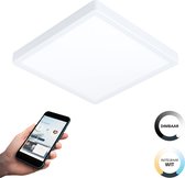 EGLO connect.z Fueva-Z Smart Opbouwlamp - 28,5 cm - Wit - Instelbaar wit licht - Dimbaar - Zigbee