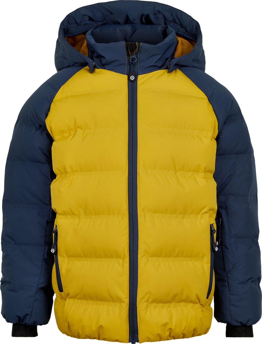Color Kids - Gewatteerd ski-jas voor kinderen - AF 10.000 - Geel - maat 122cm