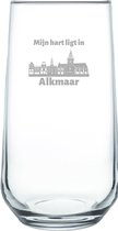 Gegraveerde Drinkglas 47cl Alkmaar