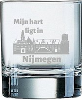 Gegraveerde Whiskeyglas 20cl Nijmegen