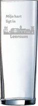 Gegraveerde longdrinkglas 31cl Leersum