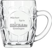 Gegraveerde Bierpul 55cl Groningen