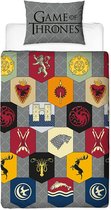 Game of Thrones -eenpersoons dekbedovertrek met 1 kussensloop - Icons