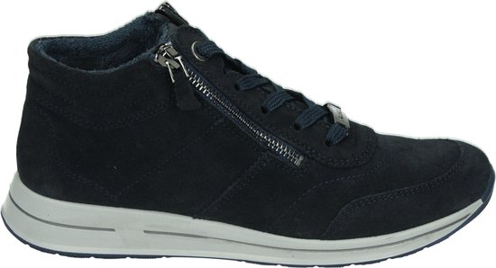 Ara 1224808 - VeterlaarzenHoge sneakersDames sneakersDames veterschoenenHalf-hoge schoenen - Kleur: Blauw - Maat: 35.5