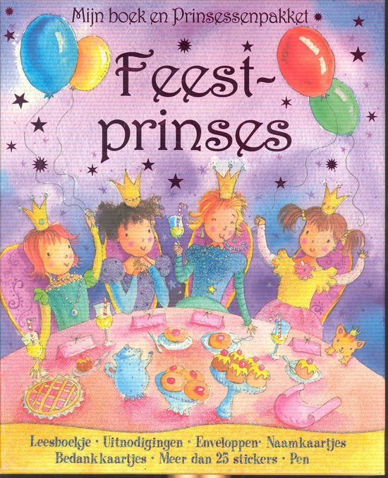 Cover van het boek 'Prinsessenfeest, mijn boek en prinsessenpakket'