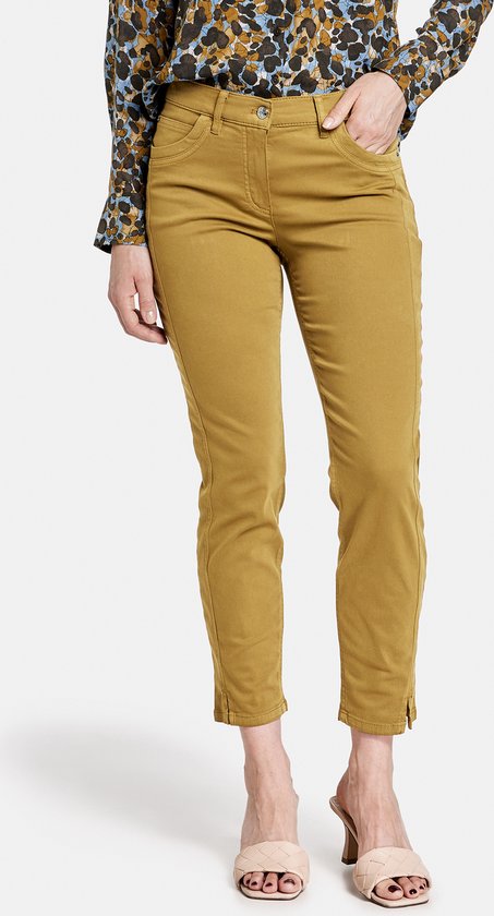 GERRY WEBER Dames Gekleurde jeans Best4me cropped Leaf-44 | bol.com
