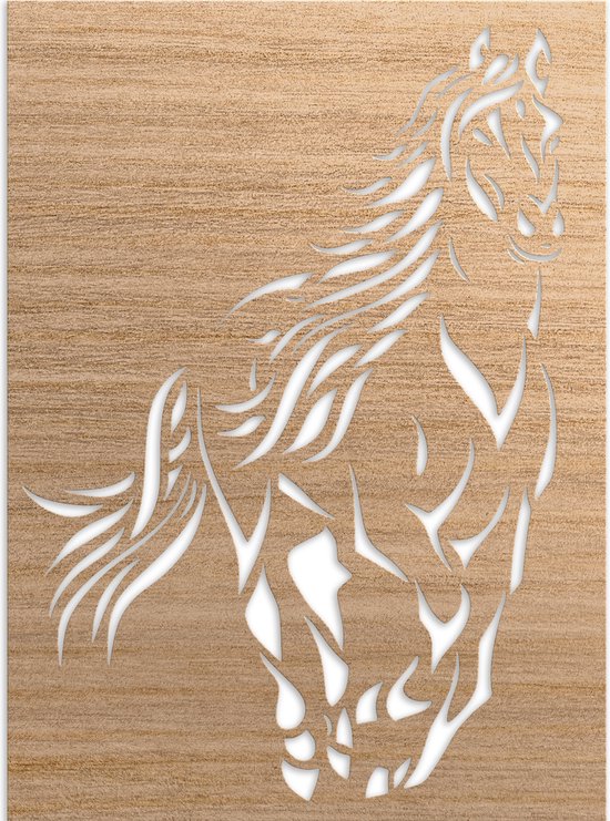 Ornement Mural Cheval En Métal – Décoration Ferme, Chalet, Maison