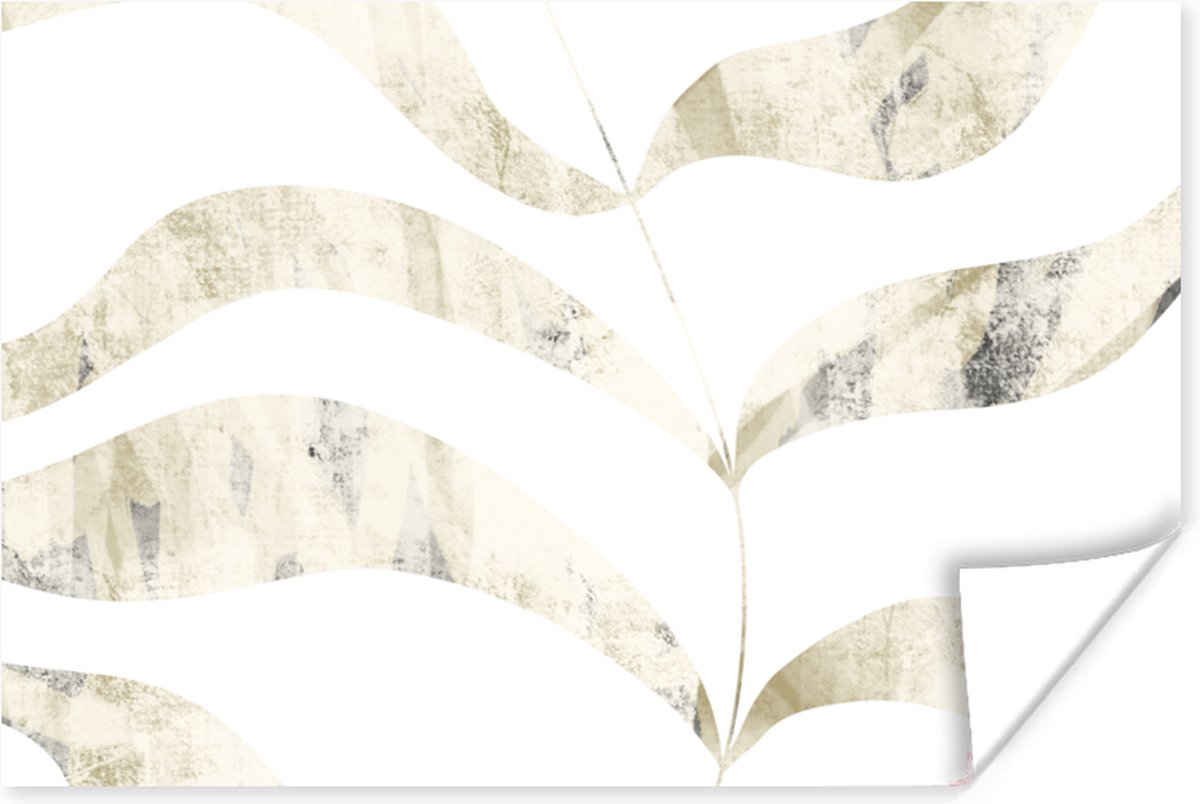 Poster Bladeren - Pastel - Design - 30x20 cm