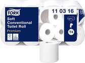Bol.com Tork 110316 Traditioneel toiletpapier 3-lgs wit Premium pak à 72 rol / 250 vel (110316) aanbieding