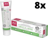 Splat Professional Medical Herbs Tandpasta - 8 x 100 ml - Voordeelverpakking