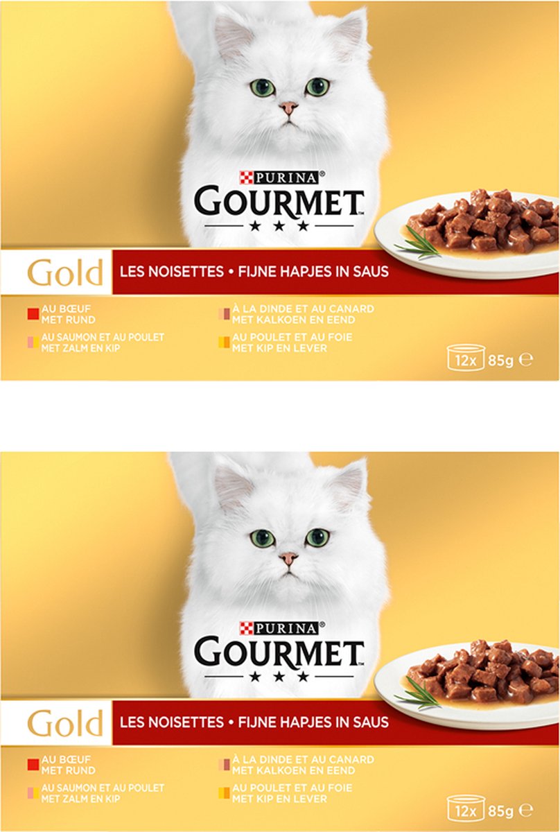 Gourmet Gold Fijne Hapjes - 1020g x 2
