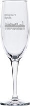 Gegraveerde Champagneglas 16,5cl Den Bosch