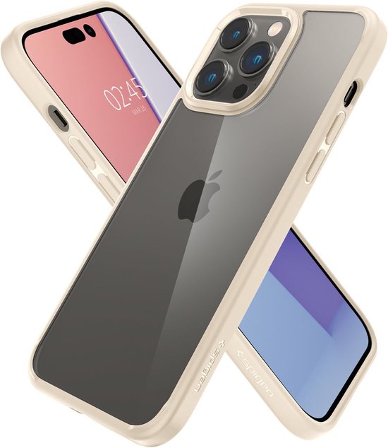 Spigen ACS04641 coque de protection pour téléphones portables 17 cm (6.7") Housse Beige, Transparent