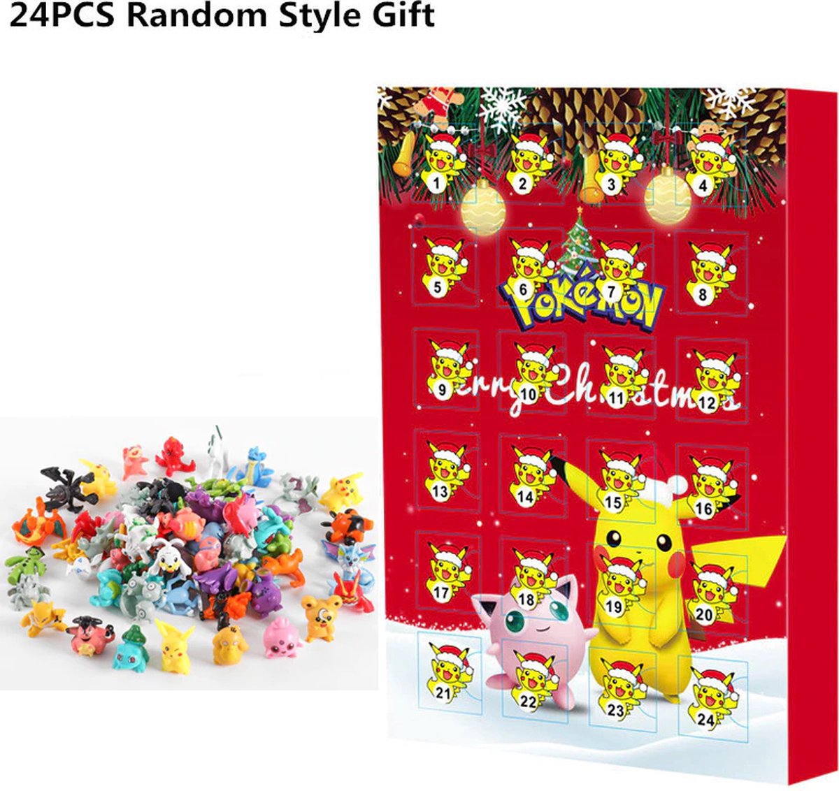 A.A.S adventskalender - Pikachu - Pokemon speelgoed - Feestdagen
