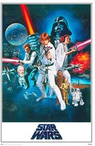 Poster Star Wars Classic La Guerra De Las Galaxiax 61x91,5cm