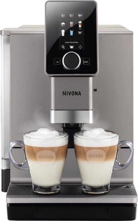 Nivona CafeRomatica 930 Espressomachine Titanium / chrome - koffiemachine volautomaat