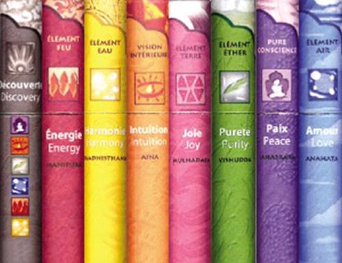Florisens Ayurvedische Wierook - Florisens - Chakra 3 (Energy) - set van 4 kokers